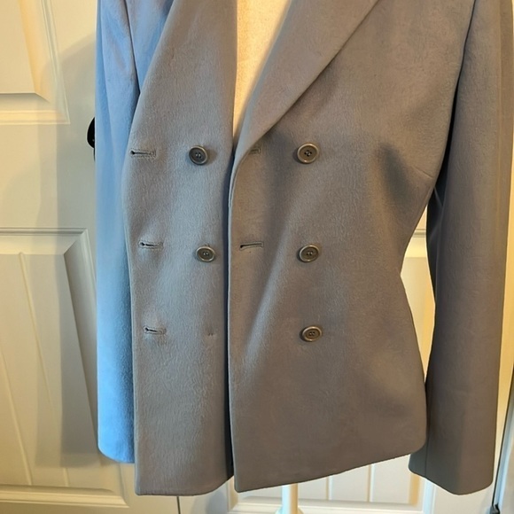 ANN TAYLOR Women’s Cashmere/Wool size 8 Blue Blazer. - Picture 3 of 9
